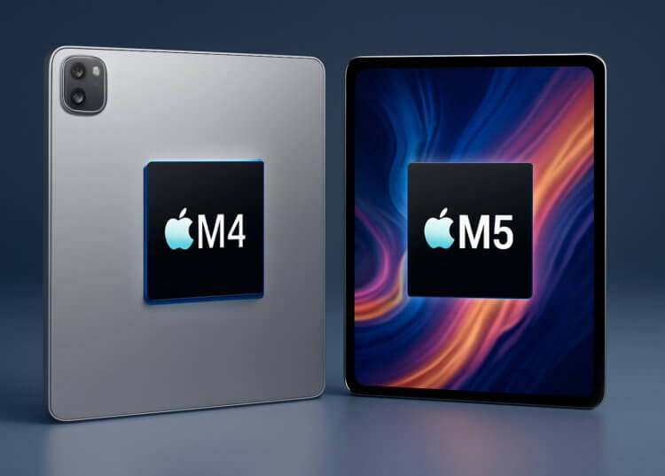 Как изменится iPad Pro M5 по сравнению с M4. Новый iPad Pro внешне не будет отличаться от предыдущего поколения, но станет еще ближе к компьютерам по своим возможностям. Как изменится iPad Pro M5 по сравнению с M4. Новый iPad Pro внешне не будет отличаться от предыдущего поколения, но станет еще ближе к компьютерам по своим возможностям. Фото.