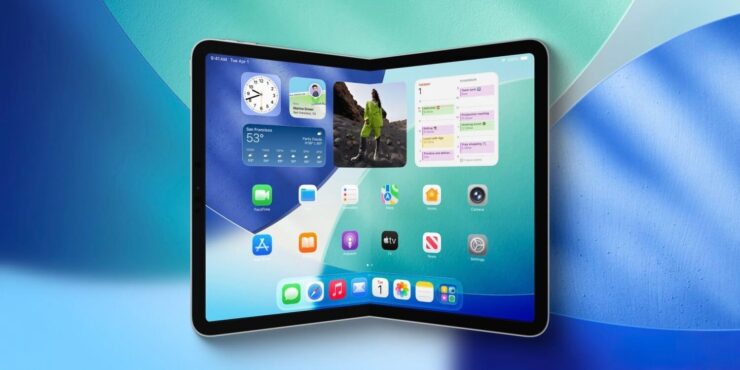 А может, мы вообще увидим складной iPad. Изображение: 9to5mac.com. Фото.