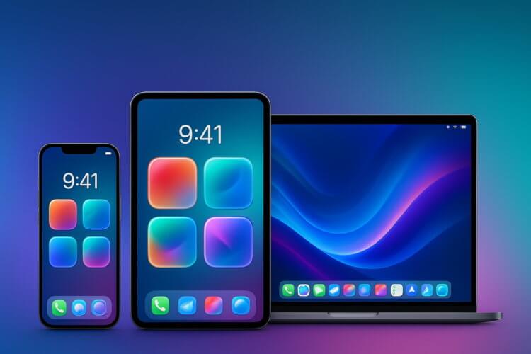 Как изменились iOS 26, macOS 26 и другие ОС Apple с новым дизайном Liquid Glass. Фото.