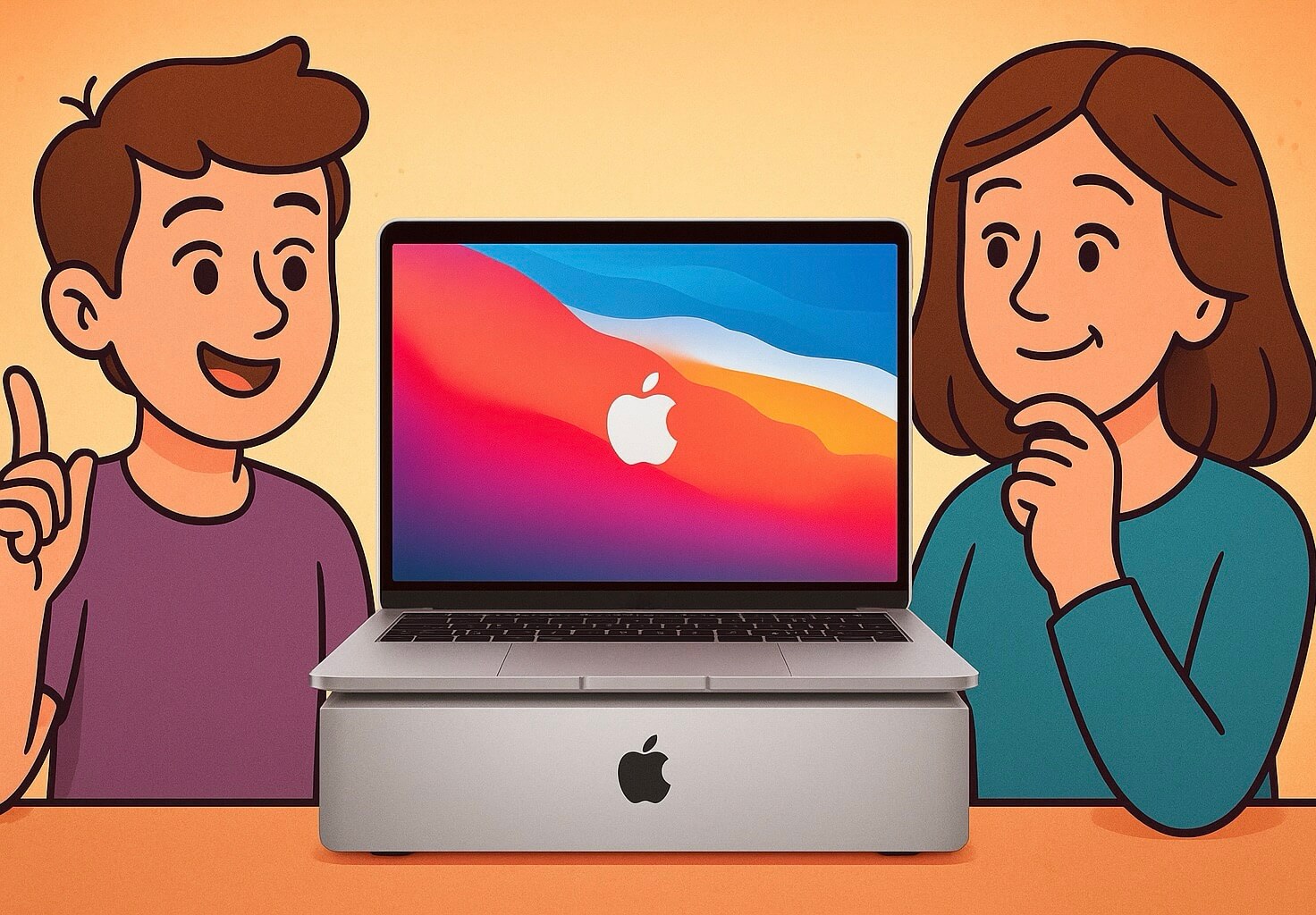 Apple рассказала, как уговорить родителей купить Mac. Фото.