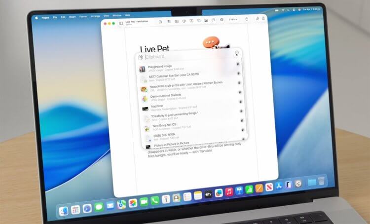 Поиск Spotlight в macOS Tahoe 26: главные фишки и новые возможности. Завезли историю буфера обмена. Изображение: 9to5mac.com. Поиск Spotlight в macOS Tahoe 26: главные фишки и новые возможности. Завезли историю буфера обмена. Изображение: 9to5mac.com. Фото.
