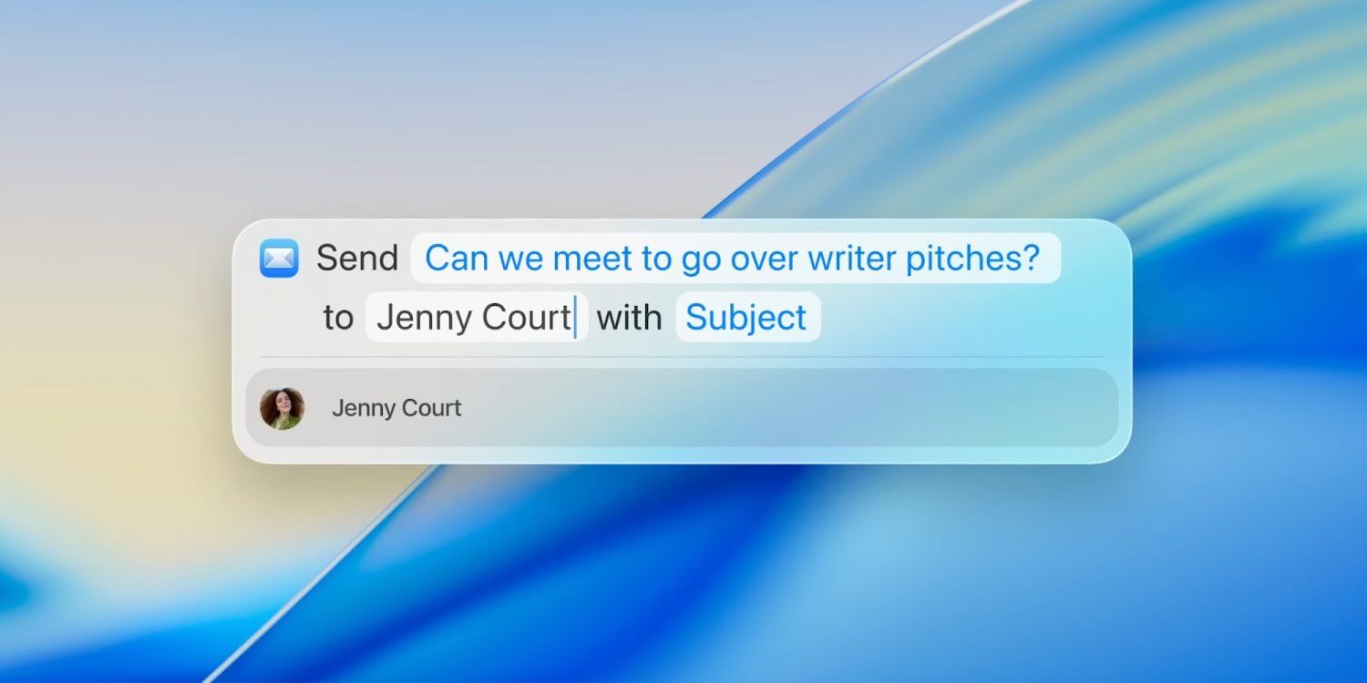 Можете отправить письмо прямо из поиска. Изображение: 9to5mac.com. Фото.