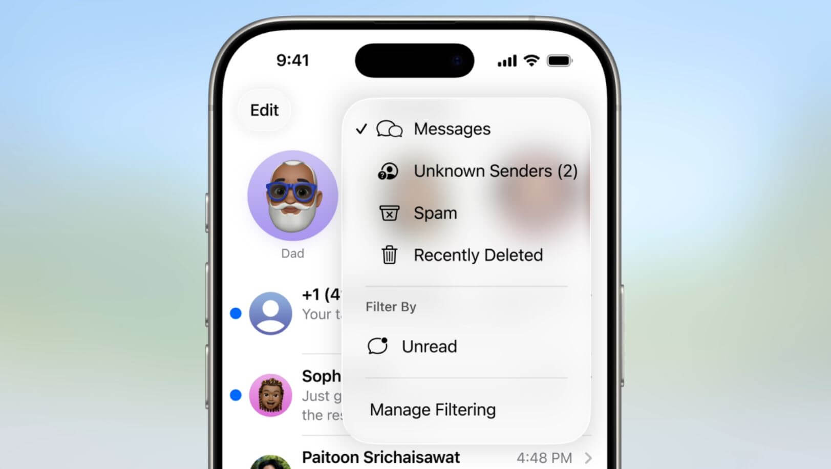 Все новые функции iMessage на Айфоне, которые появились в iOS 26. Новые фильтры отсортируют спам и неизвестных отправителей. Фото: lifehacker.com. Все новые функции iMessage на Айфоне, которые появились в iOS 26. Новые фильтры отсортируют спам и неизвестных отправителей. Фото: lifehacker.com. Фото.