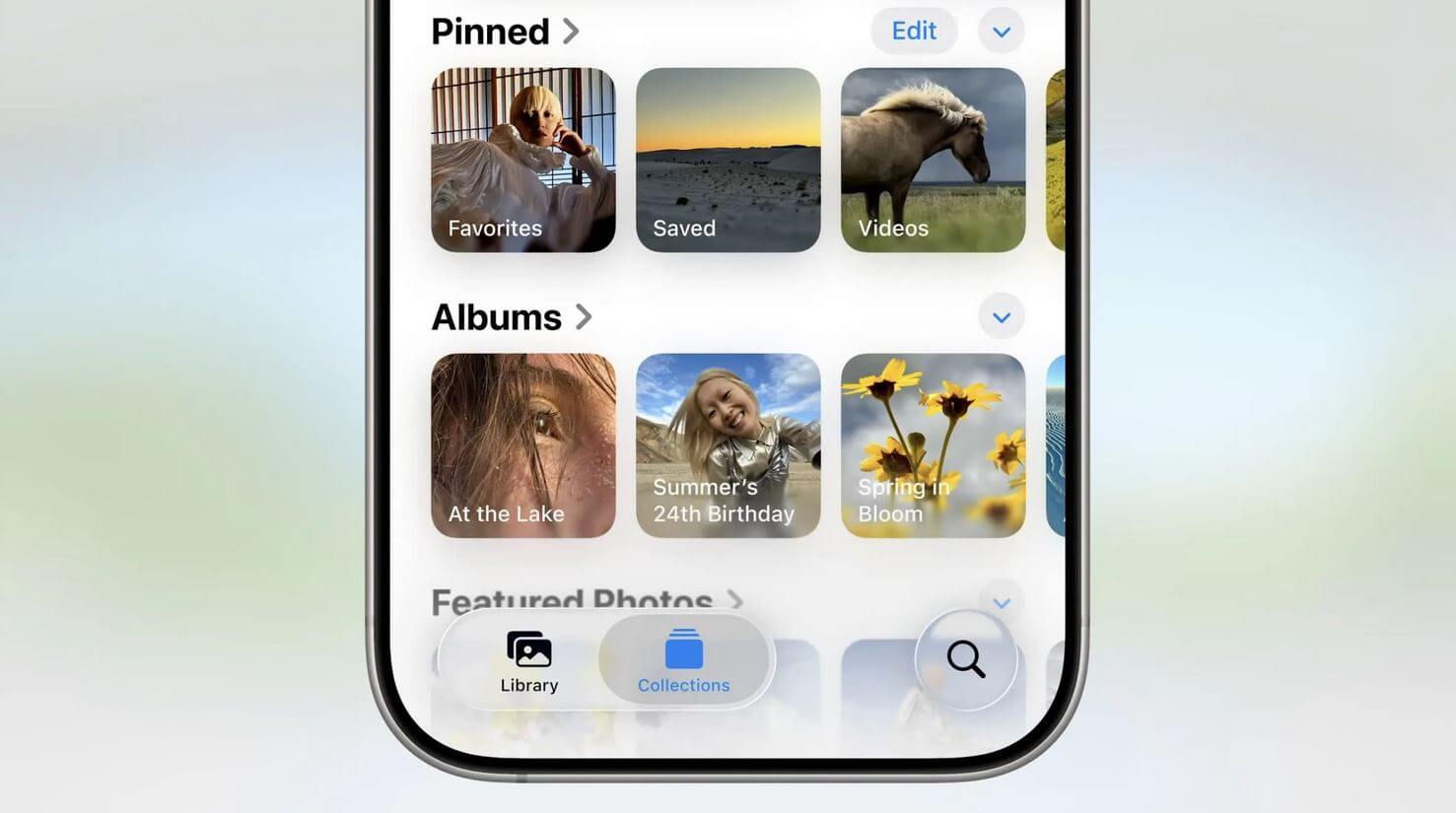 Новый дизайн в iOS 26. Приложение Фото опять переработали. Новый дизайн в iOS 26. Приложение Фото опять переработали. Фото.
