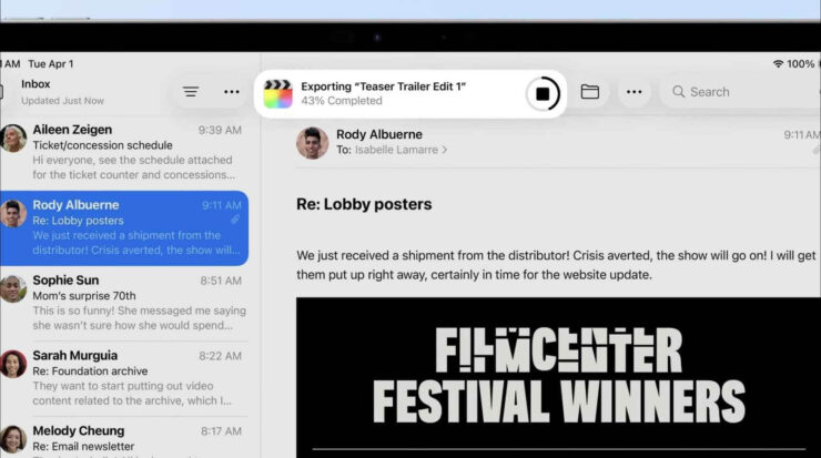 Вот так выглядит прогресс в приложении через Live Activities. Изображение: 9to5mac.com. Фото.