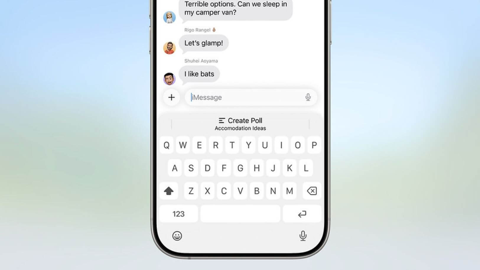 Все новые функции iMessage на Айфоне, которые появились в iOS 26. Apple Intelligence может предложить сделать опрос. Все новые функции iMessage на Айфоне, которые появились в iOS 26. Apple Intelligence может предложить сделать опрос. Фото.