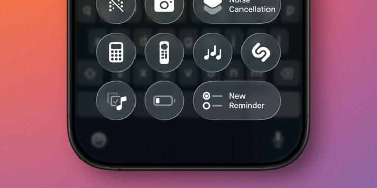 Новые напоминания можно добавлять из Пункта управления. Изображение: 9to5mac.com. Фото.