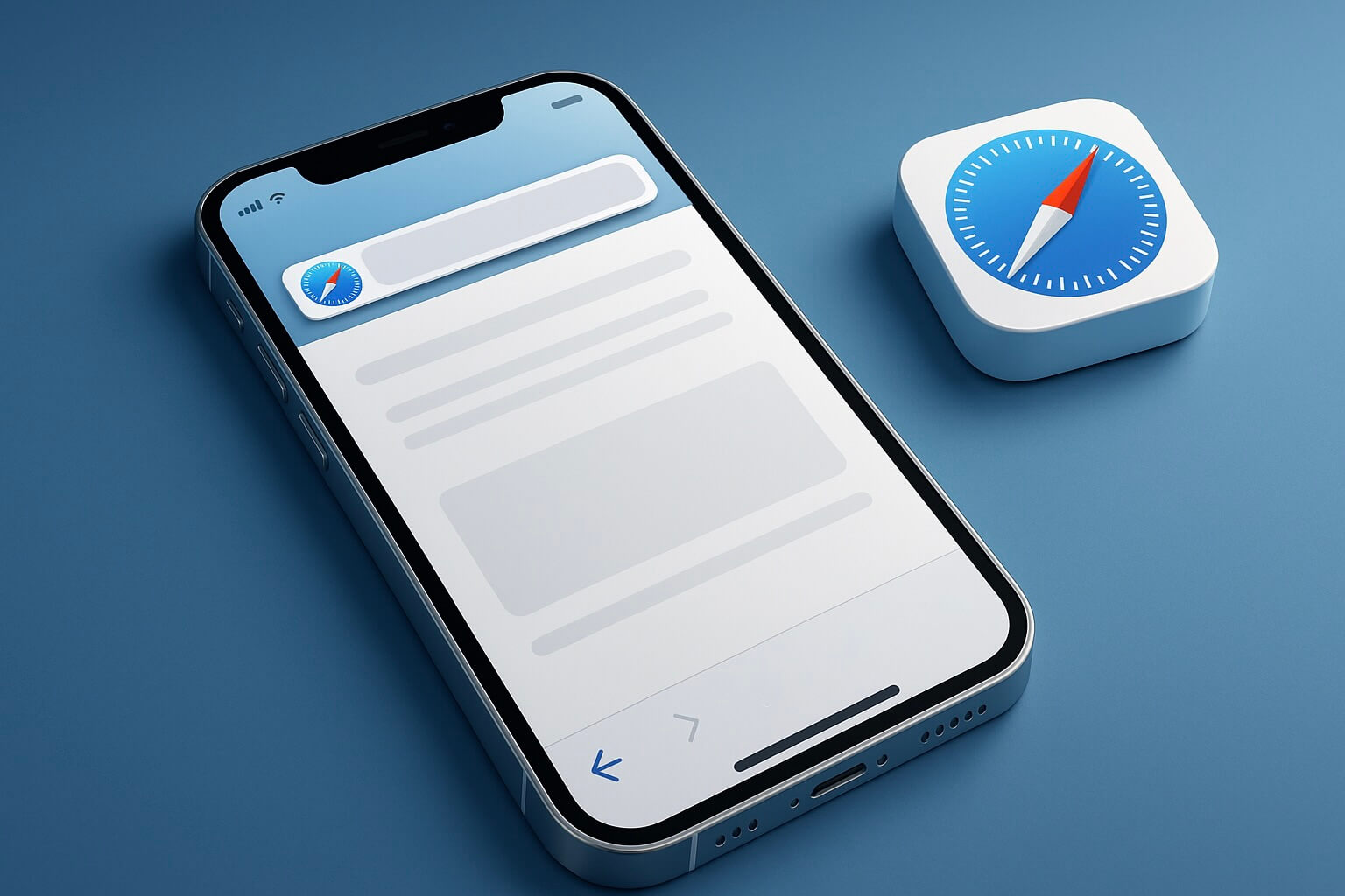 Как включить и выключить новый компактный режим Safari в iOS 26. Фото.