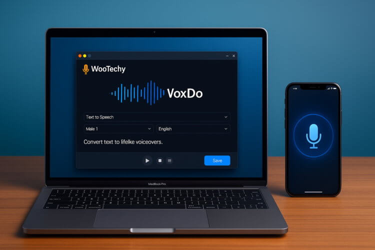 Как преобразовать текст в голос на компьютерах Mac с помощью WooTechy VoxDo. Фото.