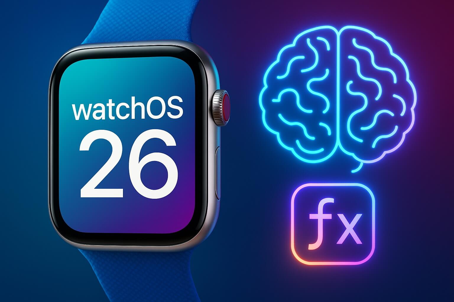 Что ждать от watchOS 26 — новый дизайн, функции и поддержка ИИ. Фото.