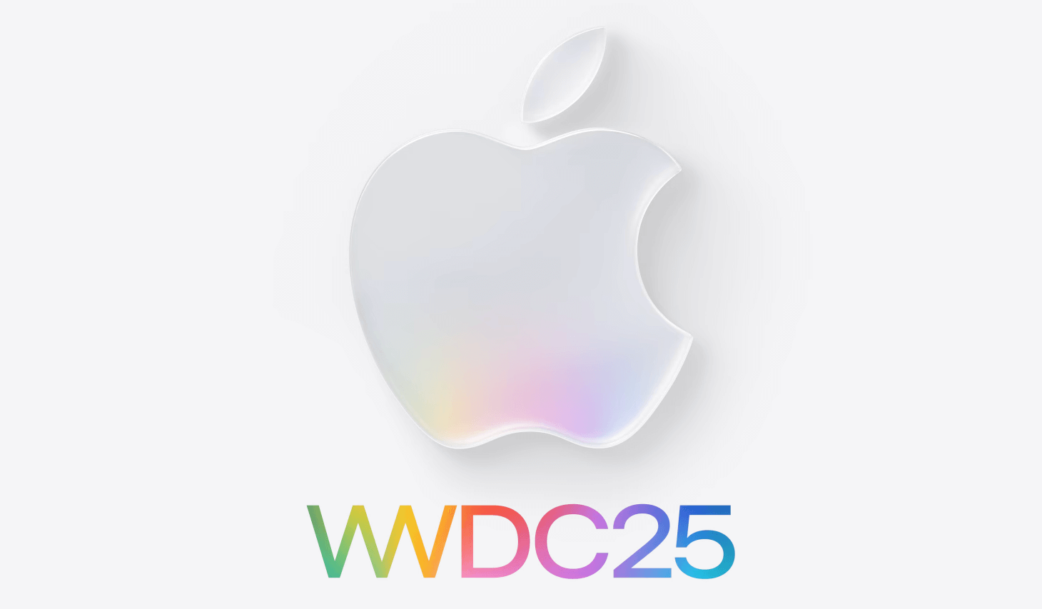 Презентация Apple на русском языке. По логотипу Apple можно предположить новый дизайн будущих ОС. Фото.