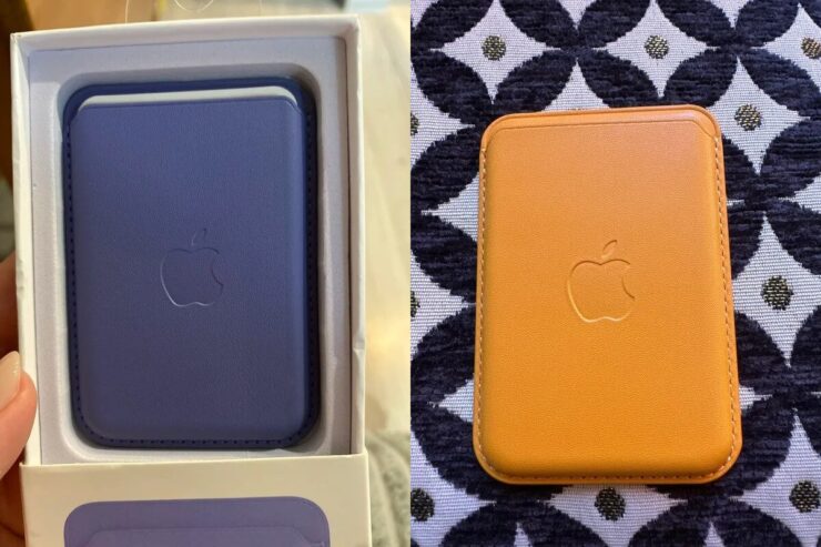 MagSafe кошелек для iPhone. Кошелек можно купить в разных цветах. Фото.