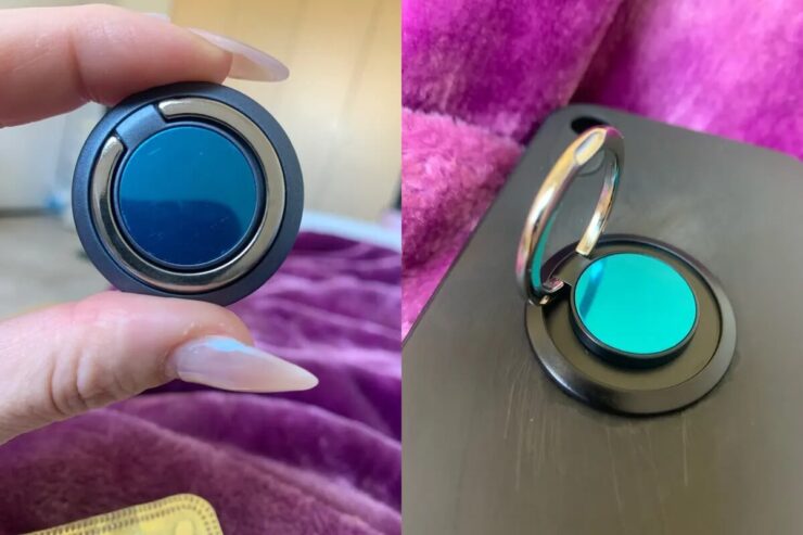 Держатель для смартфона с магнитом. Попсокет с магнитом. Держатель для смартфона с магнитом. Попсокет с магнитом. Фото.