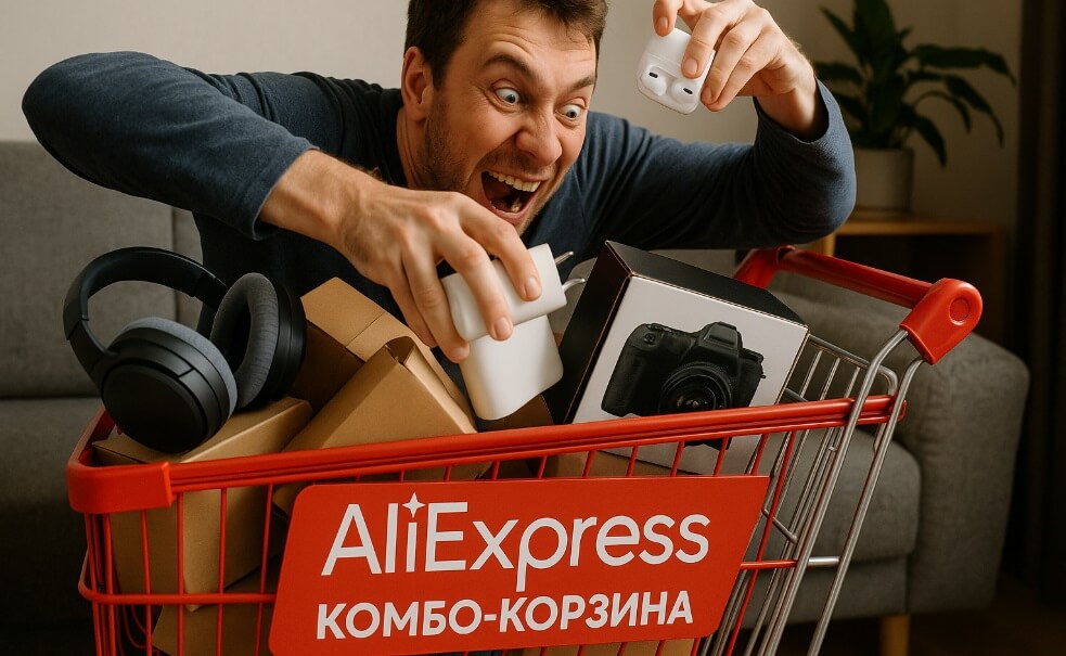 10 товаров от 99 рублей для комбо-корзины AliExpress. Так дешево, что хочется купить все