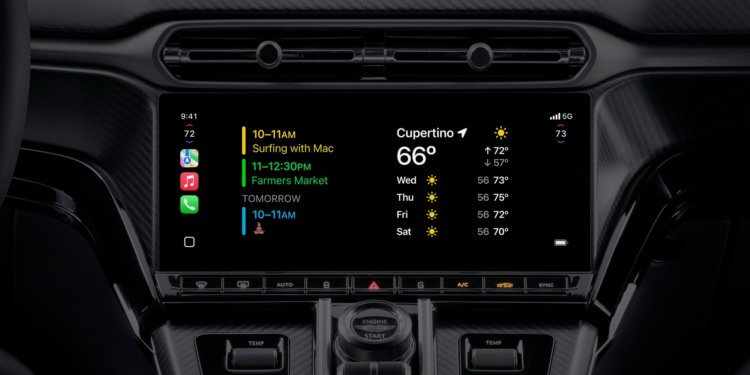 Как добавить виджеты в CarPlay на iPhone с iOS 26. Выглядит достаточно удобно. Изображение: 9to5mac.com. Как добавить виджеты в CarPlay на iPhone с iOS 26. Выглядит достаточно удобно. Изображение: 9to5mac.com. Фото.