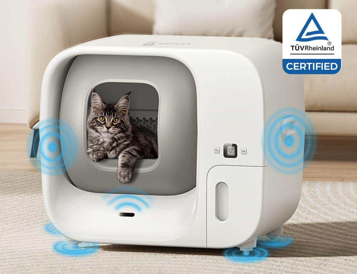 Что умеет умный лоток для кошек. В Amicura Cura 3 встроены самые разные датчики, которые следят за вашим питомцем. Что умеет умный лоток для кошек. В Amicura Cura 3 встроены самые разные датчики, которые следят за вашим питомцем. Фото.
