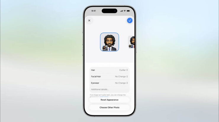 Настроить выражение лица стало легче. Изображение: 9to5mac.com. Фото.