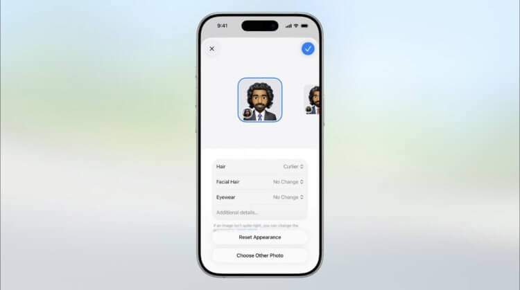 Как изменится создание собственных эмодзи на iPhone с iOS 26. Настроить выражение лица стало легче. Изображение: 9to5mac.com. Как изменится создание собственных эмодзи на iPhone с iOS 26. Настроить выражение лица стало легче. Изображение: 9to5mac.com. Фото.