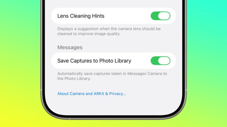 7 новых функций камеры iPhone в iOS 26. Айфон сам будет предупреждать, если объектив замарался. Изображение: macrumors.com. Фото.