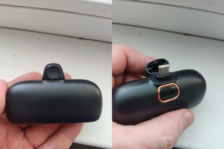 Мини-повербанк с Lightning и Type-C. Этот повербанк можно подключить к айфону напрямую. Мини-повербанк с Lightning и Type-C. Этот повербанк можно подключить к айфону напрямую. Фото.