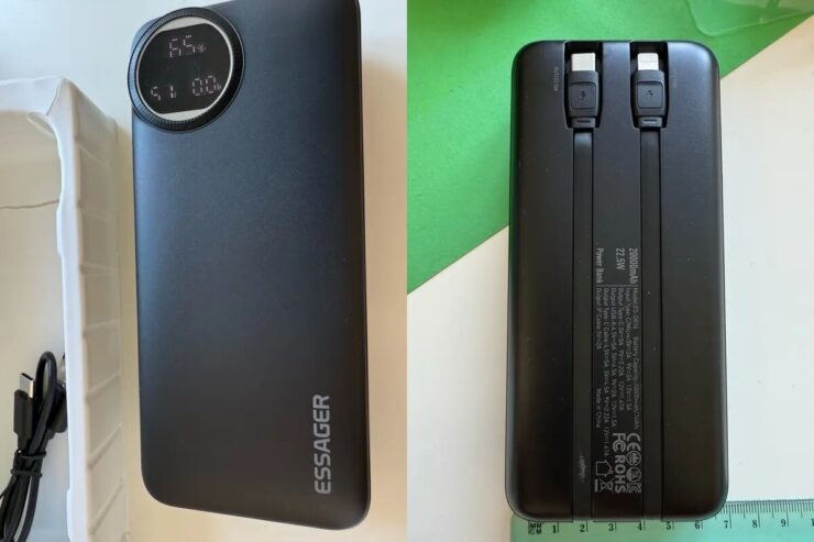 Повербанк с кабелями Lightning и Type-C. Кабель уже на месте, так что не беспокоимся. Повербанк с кабелями Lightning и Type-C. Кабель уже на месте, так что не беспокоимся. Фото.