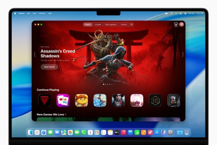 8 новых функций, которые появились в macOS Tahoe 26, кроме дизайна Liquid Glass. Для игр на Mac теперь есть отдельное приложение. Изображение: 9to5mac.com. 8 новых функций, которые появились в macOS Tahoe 26, кроме дизайна Liquid Glass. Для игр на Mac теперь есть отдельное приложение. Изображение: 9to5mac.com. Фото.