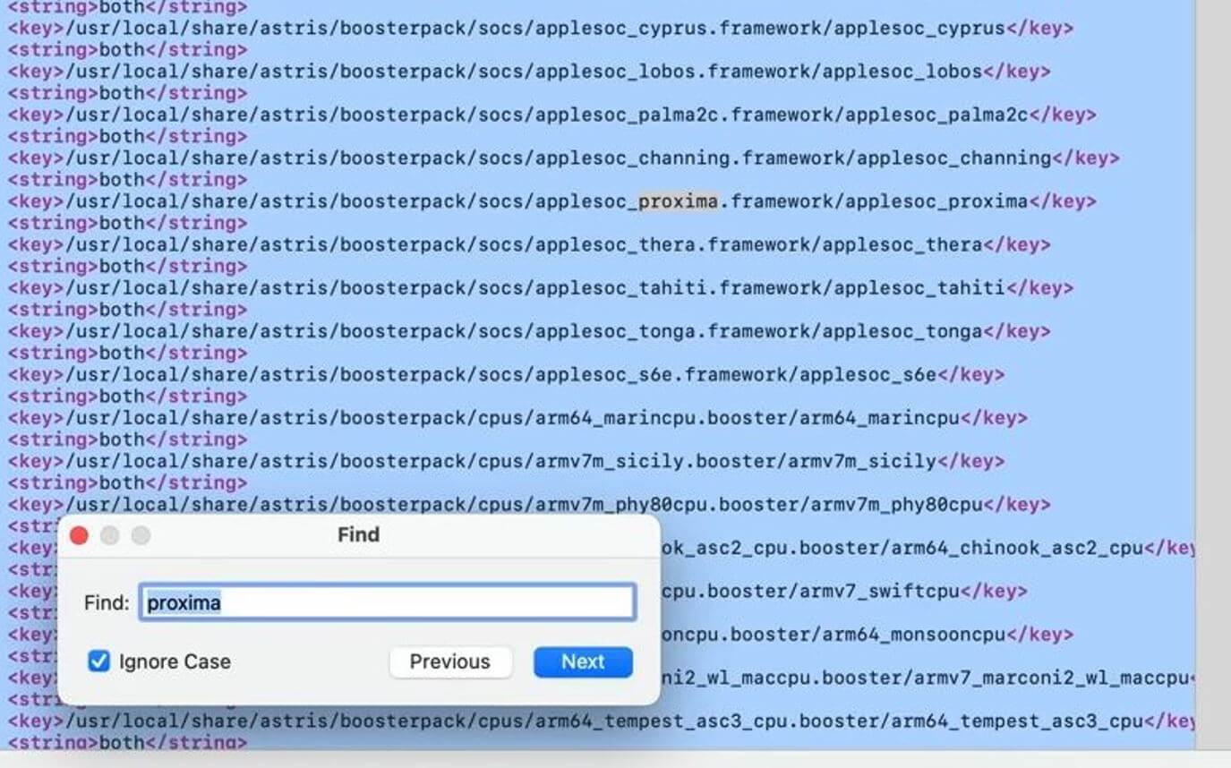 Apple случайно засветила в iOS 18 новые процессоры для iPhone 17 и еще 17 новых устройств. В коде также есть другие названия процессоров Apple. Apple случайно засветила в iOS 18 новые процессоры для iPhone 17 и еще 17 новых устройств. В коде также есть другие названия процессоров Apple. Фото.