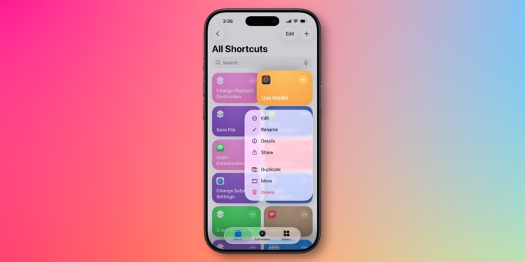 Обзор приложения «Команды» в iOS 26: дизайн Liquid Glass, интеграция ИИ и автоматизации на Mac. Интерфейс выполнен в дизайне Liquid Glass. Изображение: 9to5mac.com. Обзор приложения «Команды» в iOS 26: дизайн Liquid Glass, интеграция ИИ и автоматизации на Mac. Интерфейс выполнен в дизайне Liquid Glass. Изображение: 9to5mac.com. Фото.
