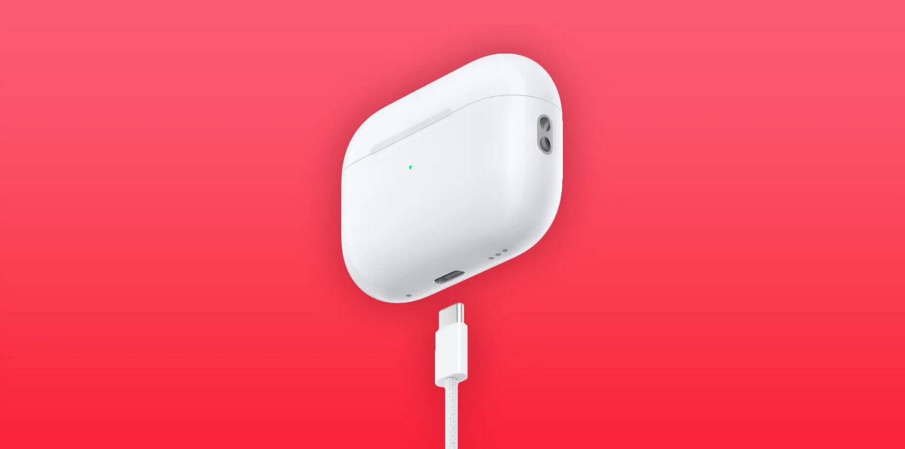 Как заряжать AirPods. AirPods Pro 2 имеют USB-C, а не Lightning, хоть и вышли в 2022. Фото: 9to5mac. Как заряжать AirPods. AirPods Pro 2 имеют USB-C, а не Lightning, хоть и вышли в 2022. Фото: 9to5mac. Фото.