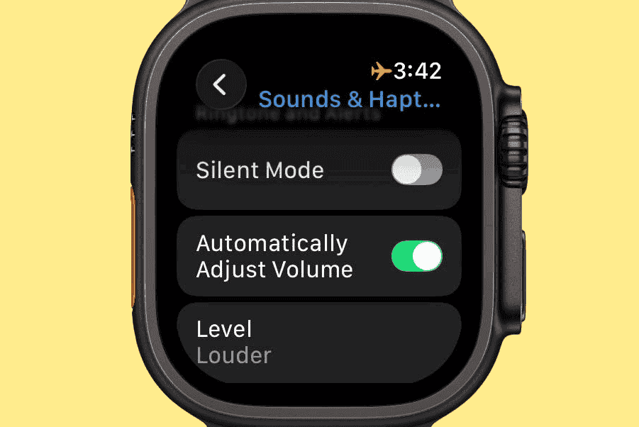 Просто активируйте тумблер «Automatically Adjust Volume», и часы будут регулировать громкость автоматически. Изображение: medium.com. Фото.