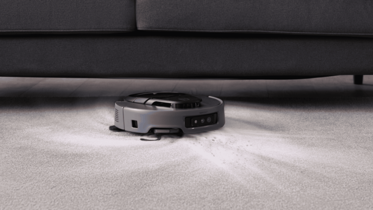 Мощный робот-пылесос. Пылесос получил мощный движок. Фото.