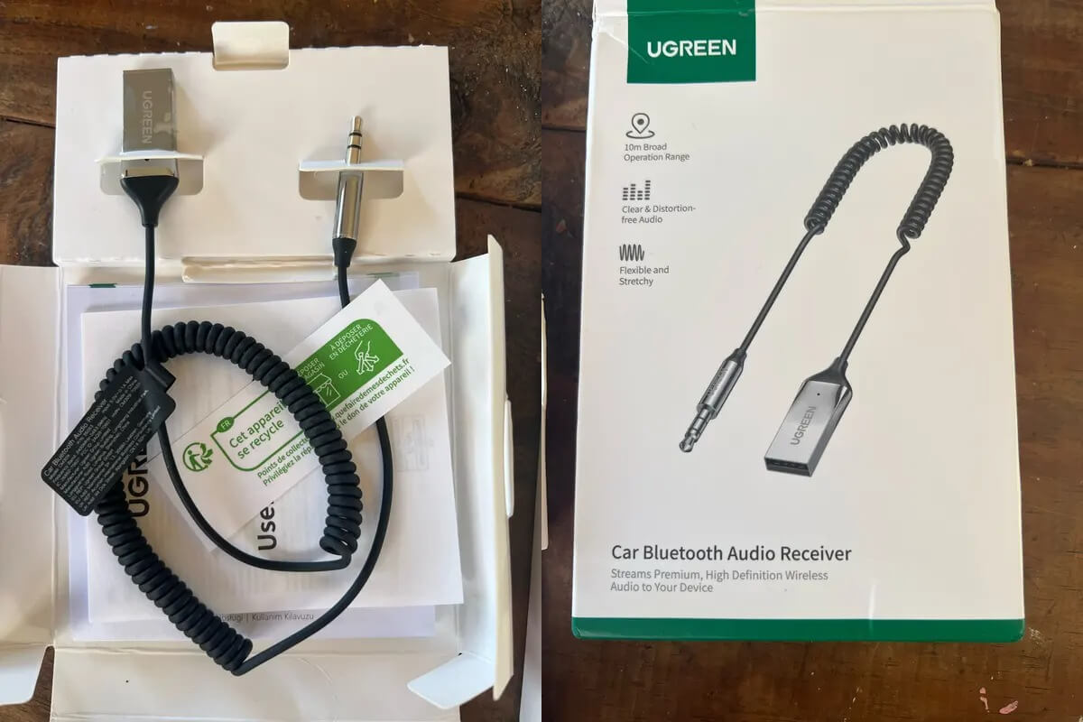 Bluetooth AUX адаптер. Вот такой компактный адаптер добавит Bluetooth в ваш авто. Фото.