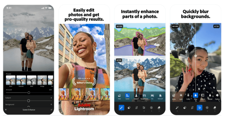 Метод 4: Профессиональные приложения для стилизации. Adobe Lightroom — очень мощный инструмент для обработки фото. Изображение: Adobe Lightroom. Метод 4: Профессиональные приложения для стилизации. Adobe Lightroom — очень мощный инструмент для обработки фото. Изображение: Adobe Lightroom. Фото.