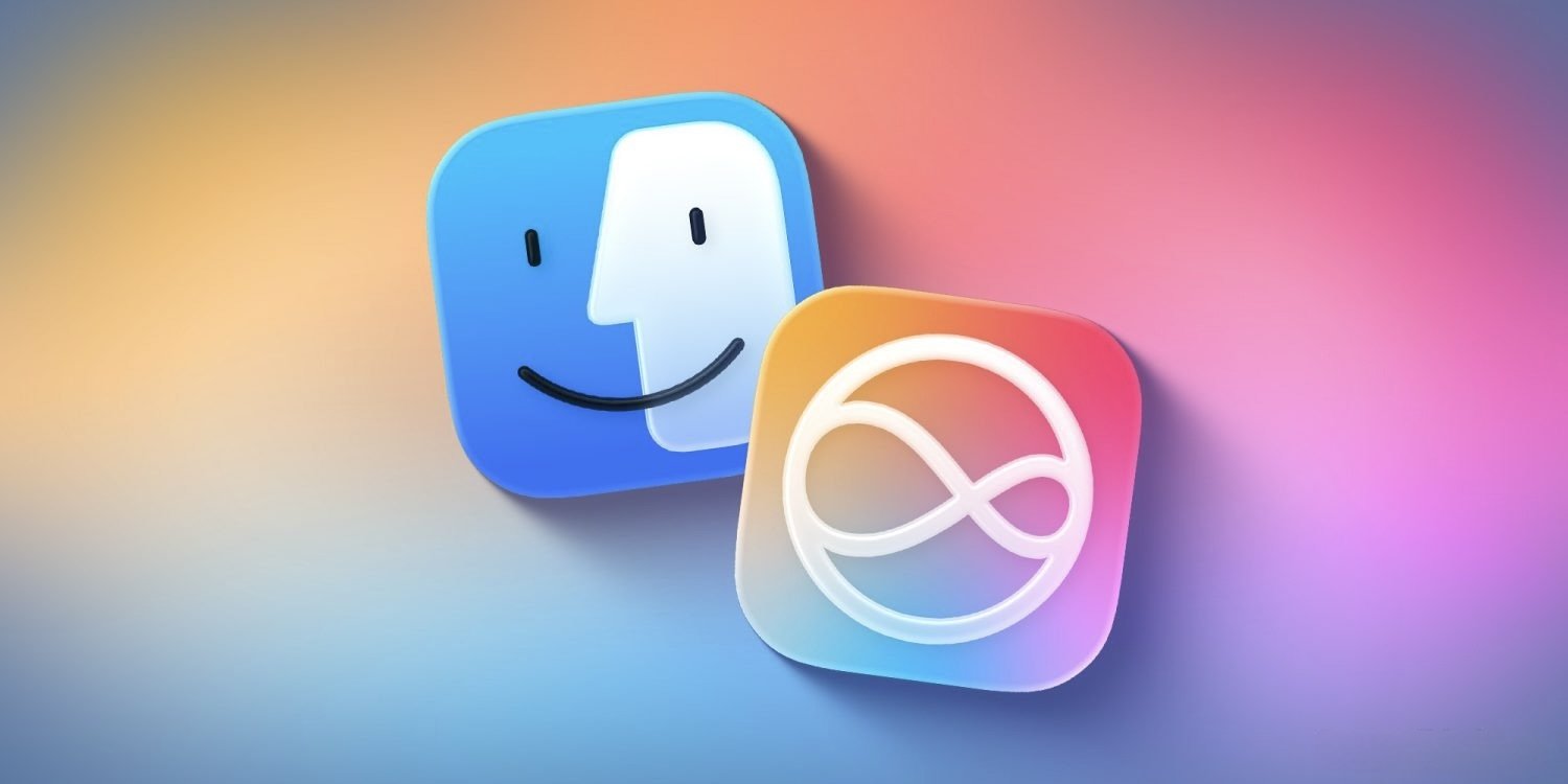 Внешне Siri будет похожа на логотип Finder. Изображение: 9to5mac.com. Фото.