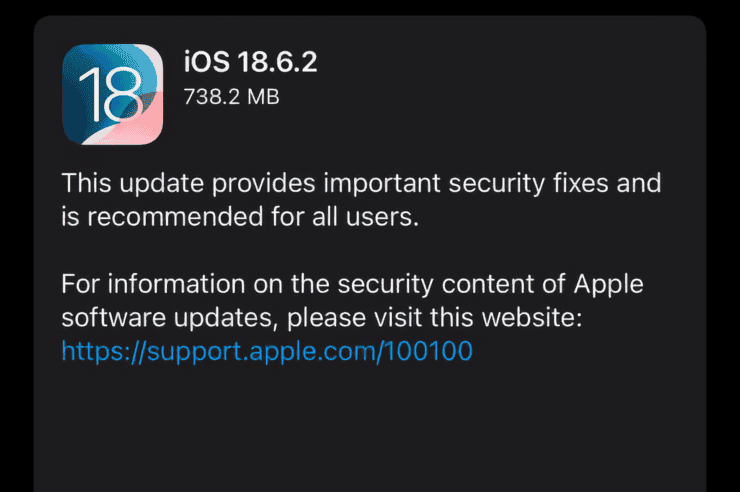 Как правильно обновить iPhone. Скачать iOS 18.6.2 можно уже сейчас. Как правильно обновить iPhone. Скачать iOS 18.6.2 можно уже сейчас. Фото.