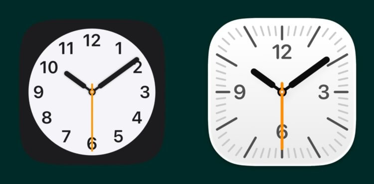 Как изменятся иконки приложений Apple в iOS 26 по сравнению с iOS 18. Часы. Изображение: 9to5mac.com. Как изменятся иконки приложений Apple в iOS 26 по сравнению с iOS 18. Часы. Изображение: 9to5mac.com. Фото.