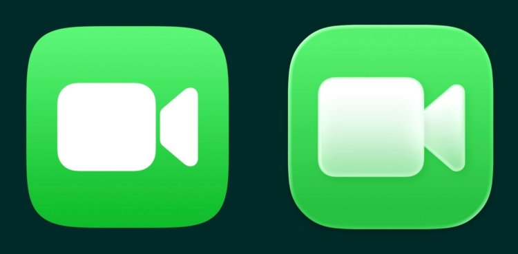 Как изменятся иконки приложений Apple в iOS 26 по сравнению с iOS 18. FaceTime. Изображение: 9to5mac.com. Как изменятся иконки приложений Apple в iOS 26 по сравнению с iOS 18. FaceTime. Изображение: 9to5mac.com. Фото.