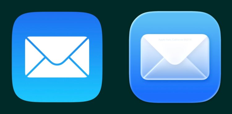 Как изменятся иконки приложений Apple в iOS 26 по сравнению с iOS 18. Почта. Изображение: 9to5mac.com. Как изменятся иконки приложений Apple в iOS 26 по сравнению с iOS 18. Почта. Изображение: 9to5mac.com. Фото.