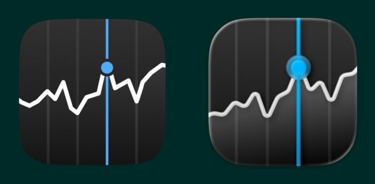 Как изменятся иконки приложений Apple в iOS 26 по сравнению с iOS 18. Акции. Изображение: 9to5mac.com. Как изменятся иконки приложений Apple в iOS 26 по сравнению с iOS 18. Акции. Изображение: 9to5mac.com. Фото.