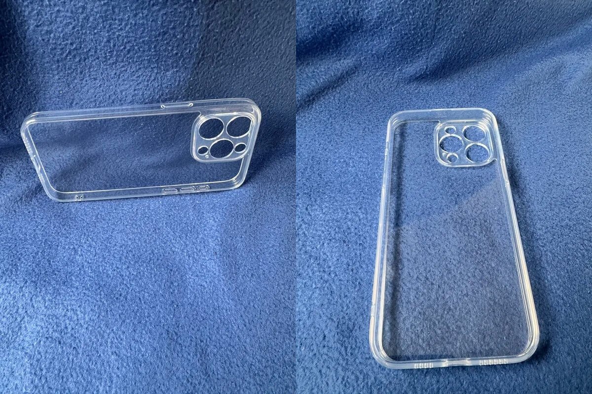 Прозрачный чехол на Айфон. Такой чехол не будет скрывать дизайн вашего смартфона. Фото.