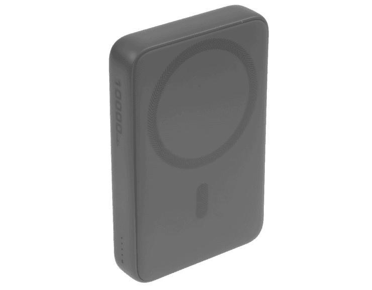 Внешний аккумулятор с MagSafe. Батарея имеет емкость 10 000 мАч, но при этом не выглядит громоздкой. Изображение: dns-shop.ru. Внешний аккумулятор с MagSafe. Батарея имеет емкость 10 000 мАч, но при этом не выглядит громоздкой. Изображение: dns-shop.ru. Фото.