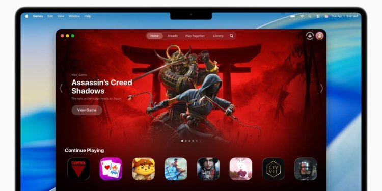 3 новых приложения Apple, которые появятся в macOS Tahoe 26. Игры для Mac теперь собраны в отдельном приложении. Изображение: 9to5mac.com. 3 новых приложения Apple, которые появятся в macOS Tahoe 26. Игры для Mac теперь собраны в отдельном приложении. Изображение: 9to5mac.com. Фото.