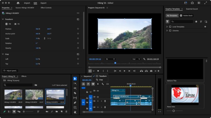 Adobe Premiere Pro — стандарт индустрии. Adobe Premiere Pro можно назвать эталонным редактором. Фото: Creative Bloq. Фото.