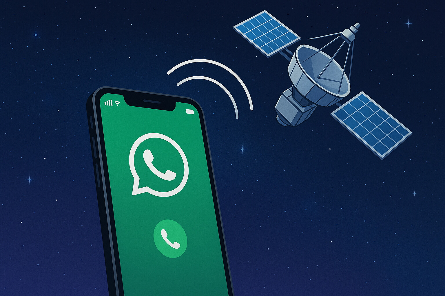 Как будут работать спутниковые звонки в WhatsApp и какие устройства получат эту функцию