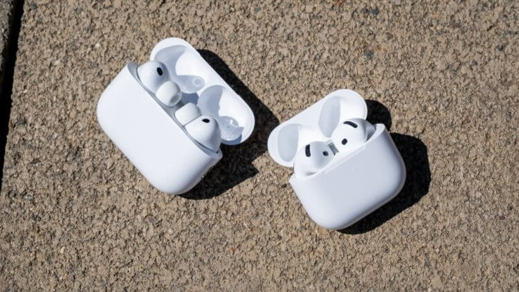 Какие наушники Apple с активным шумоподавлением выбрать: AirPods 4 или AirPods Pro 3. Сравниваем базовые и «про» наушники с шумодавом. Изображение: pcmag.com. Фото.