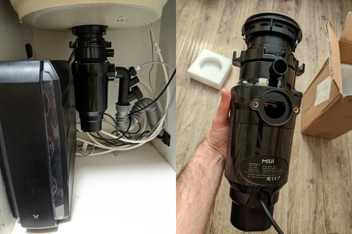 Измельчитель отходов. Незаменимая вещь на кухне. Фото.