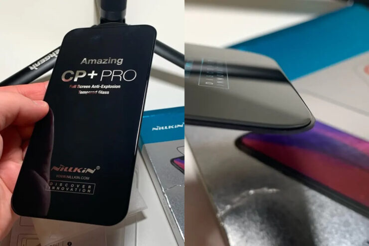 Защитное стекло для iPhone. Стекло надежно защитит экран iPhone.. Фото.