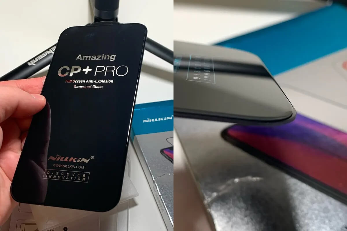 Защитное стекло для iPhone. Стекло надежно защитит экран iPhone.. Фото.