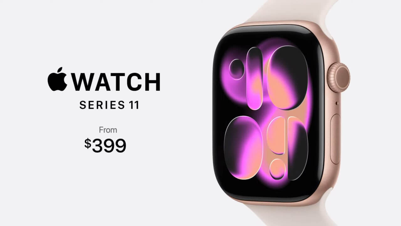 Цена Apple Watch 11 и старт продаж. А вот и цены. Изображение: Apple. Фото.