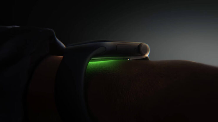 Никаких новых датчиков для измерения давления в Apple Watch нет. Изображение: 9to5mac.com. Фото.